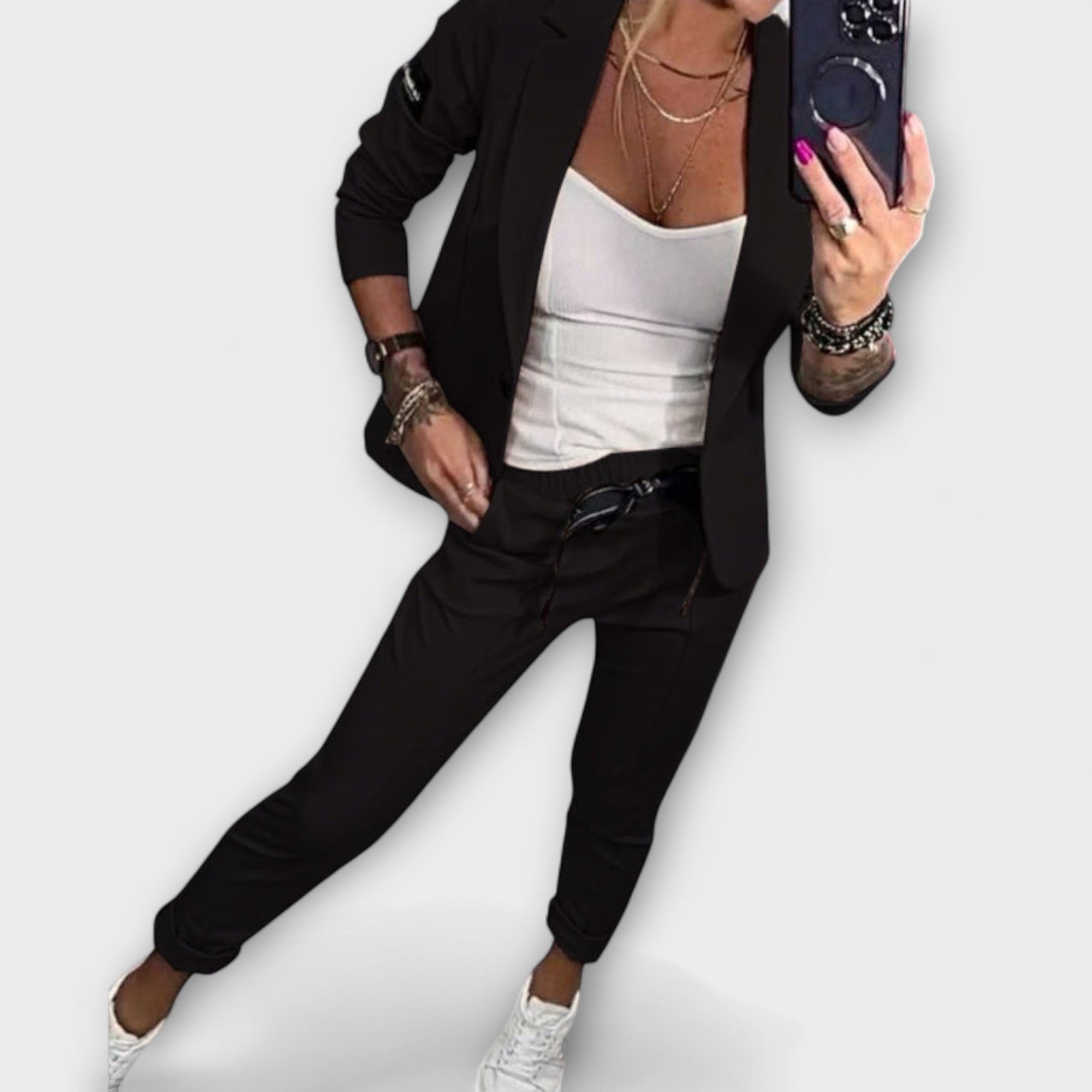 Malou | Coordinated Set of Top, Jacket, and Pants