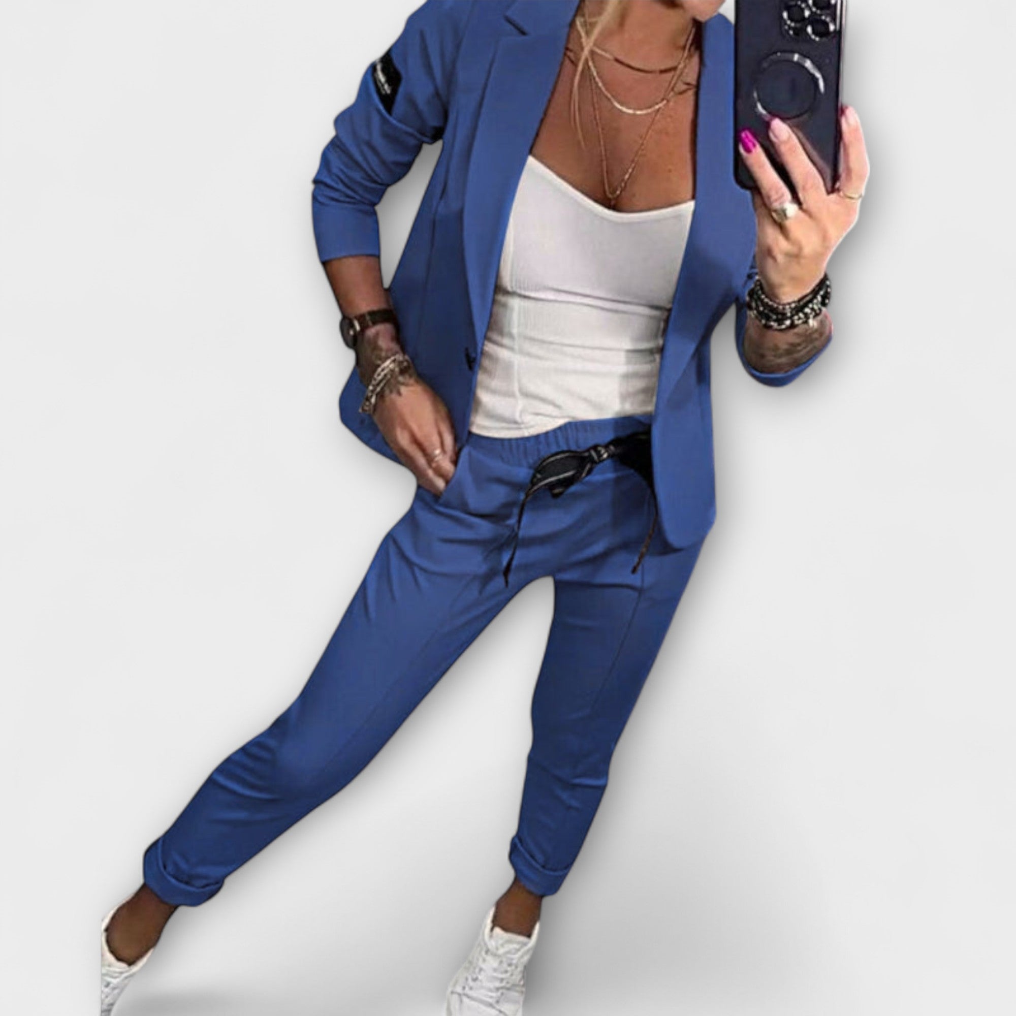 Malou | Coordinated Set of Top, Jacket, and Pants