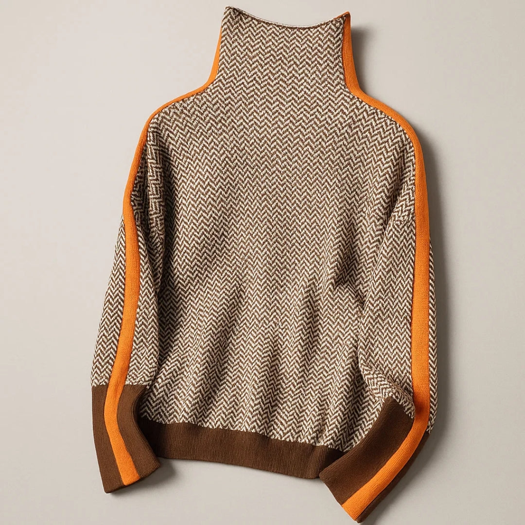 Madison | Pullover with High Collar