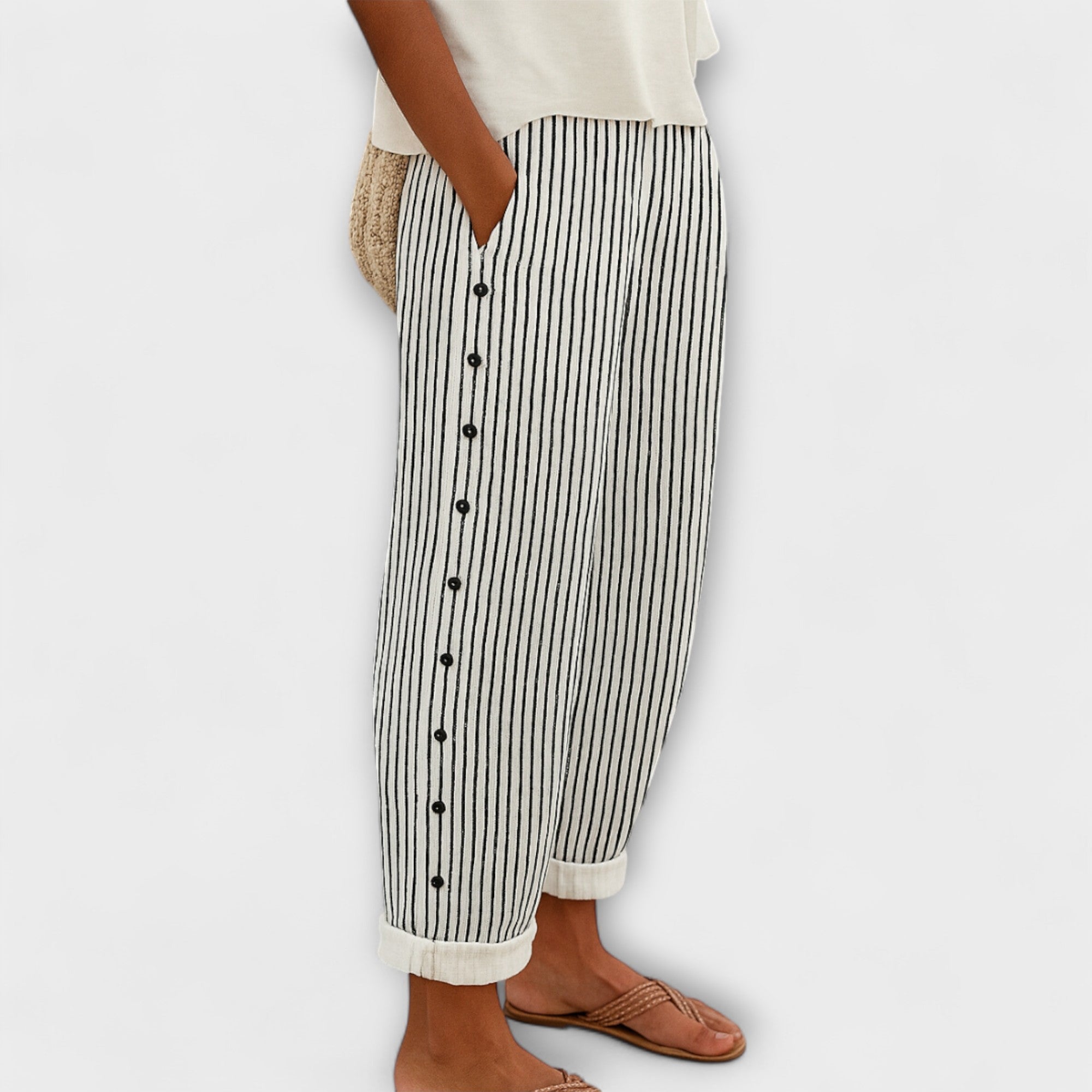 Rea | Relaxed Striped Leisure Pants