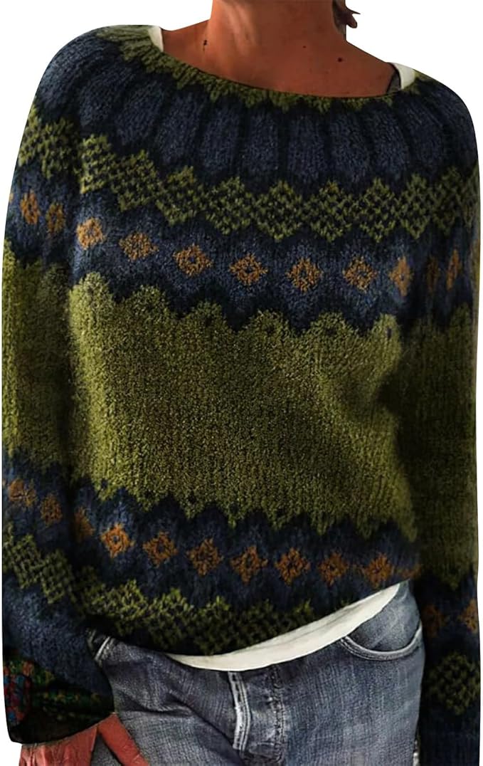 Abigail | Elegant Geometric Sweater