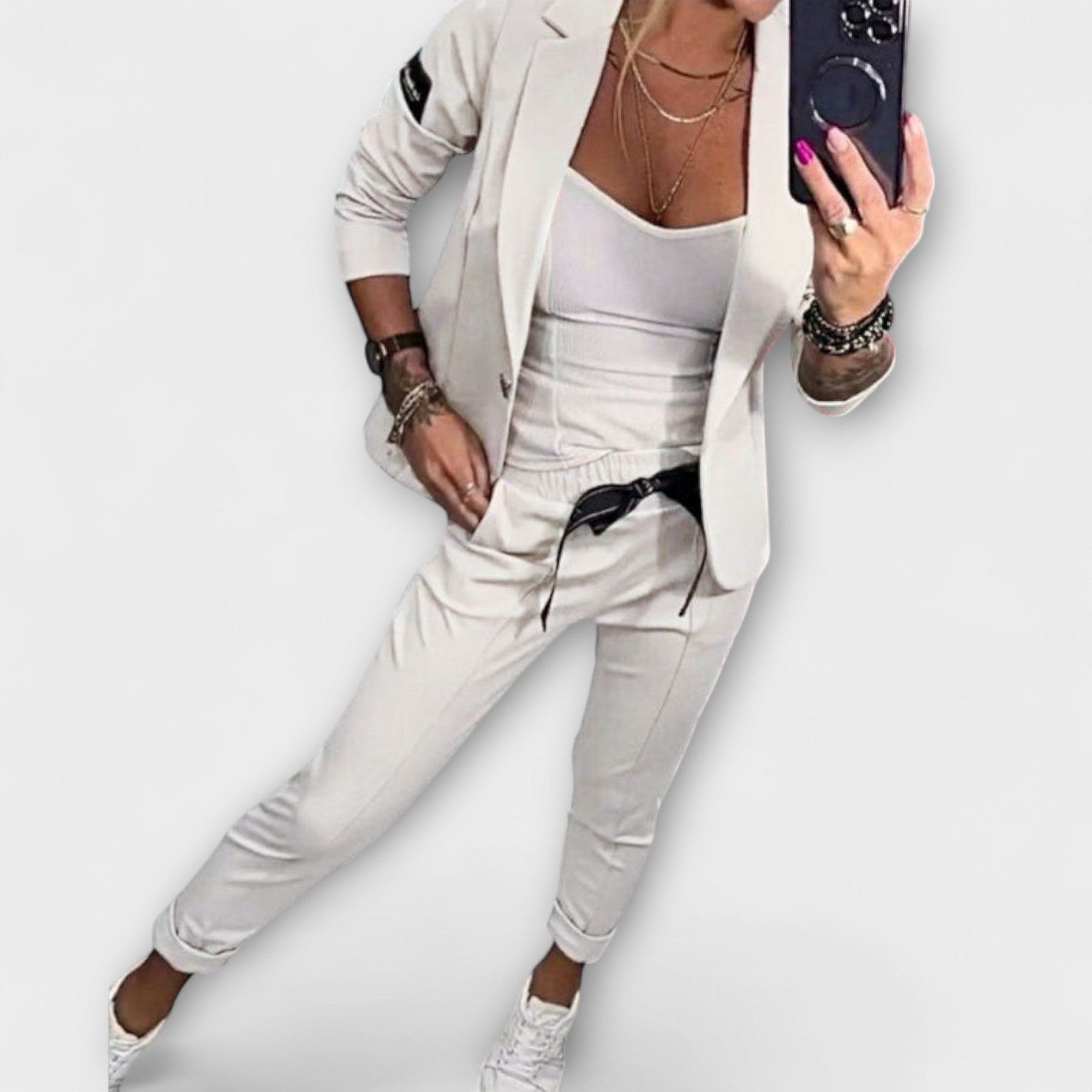 Malou | Coordinated Set of Top, Jacket, and Pants