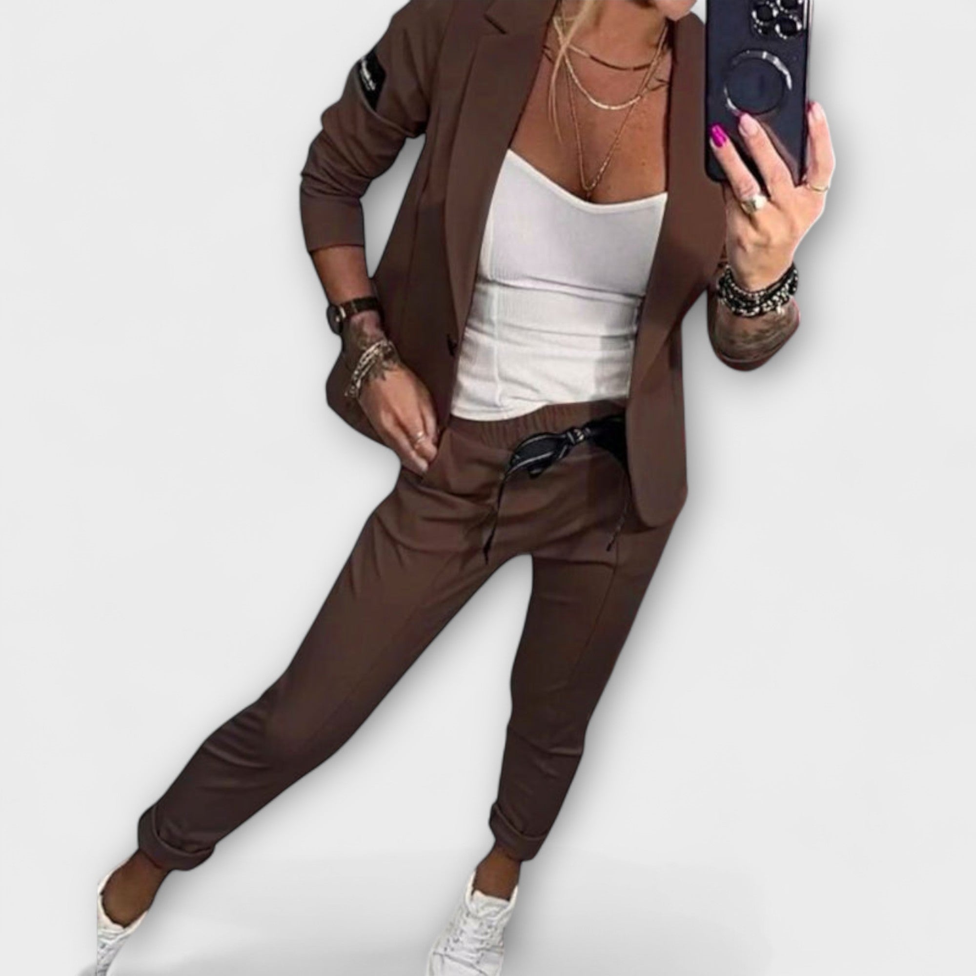 Malou | Coordinated Set of Top, Jacket, and Pants