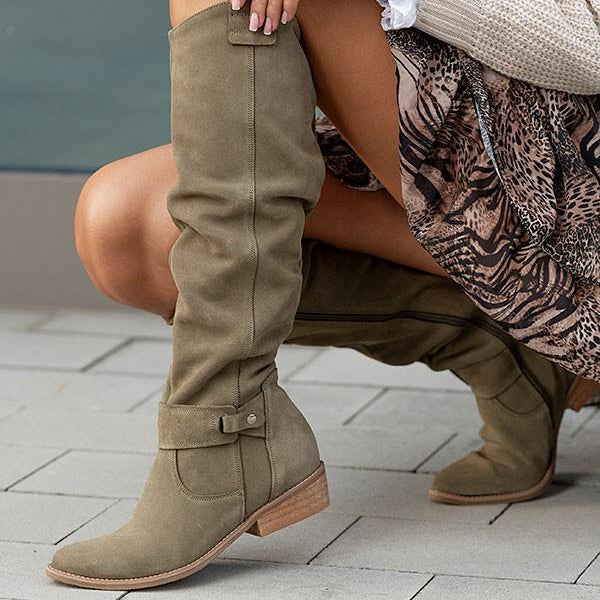 Nancy | Comfortable, Warm Suede Boots