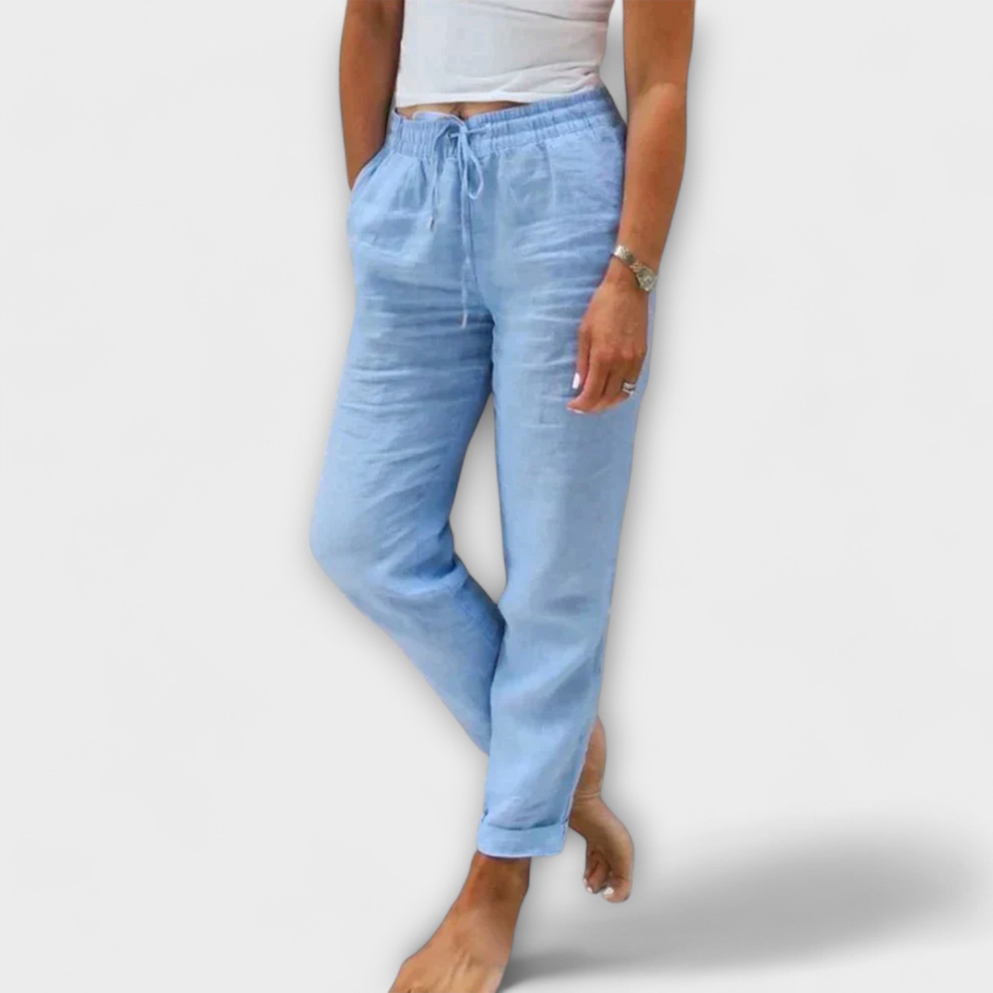 Stacy | Lightweight Linen Pants