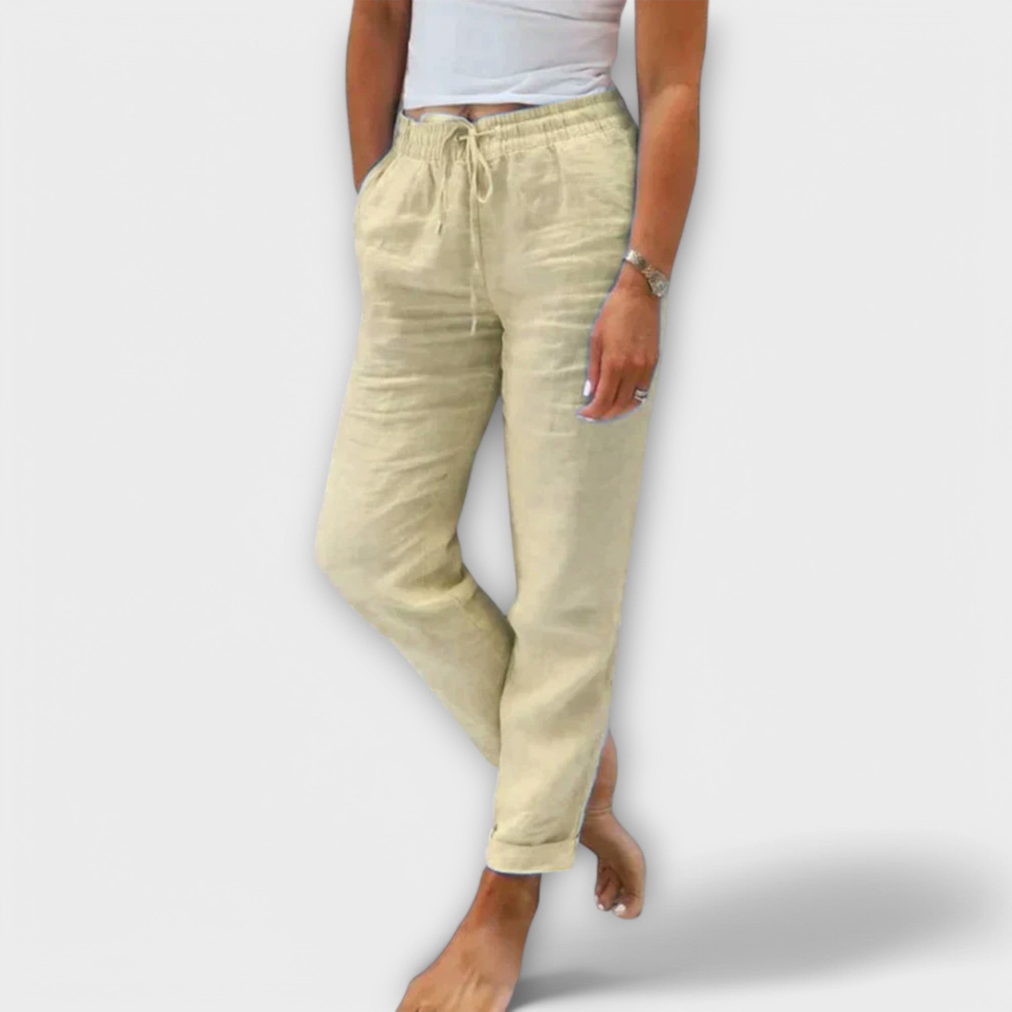 Stacy | Lightweight Linen Pants