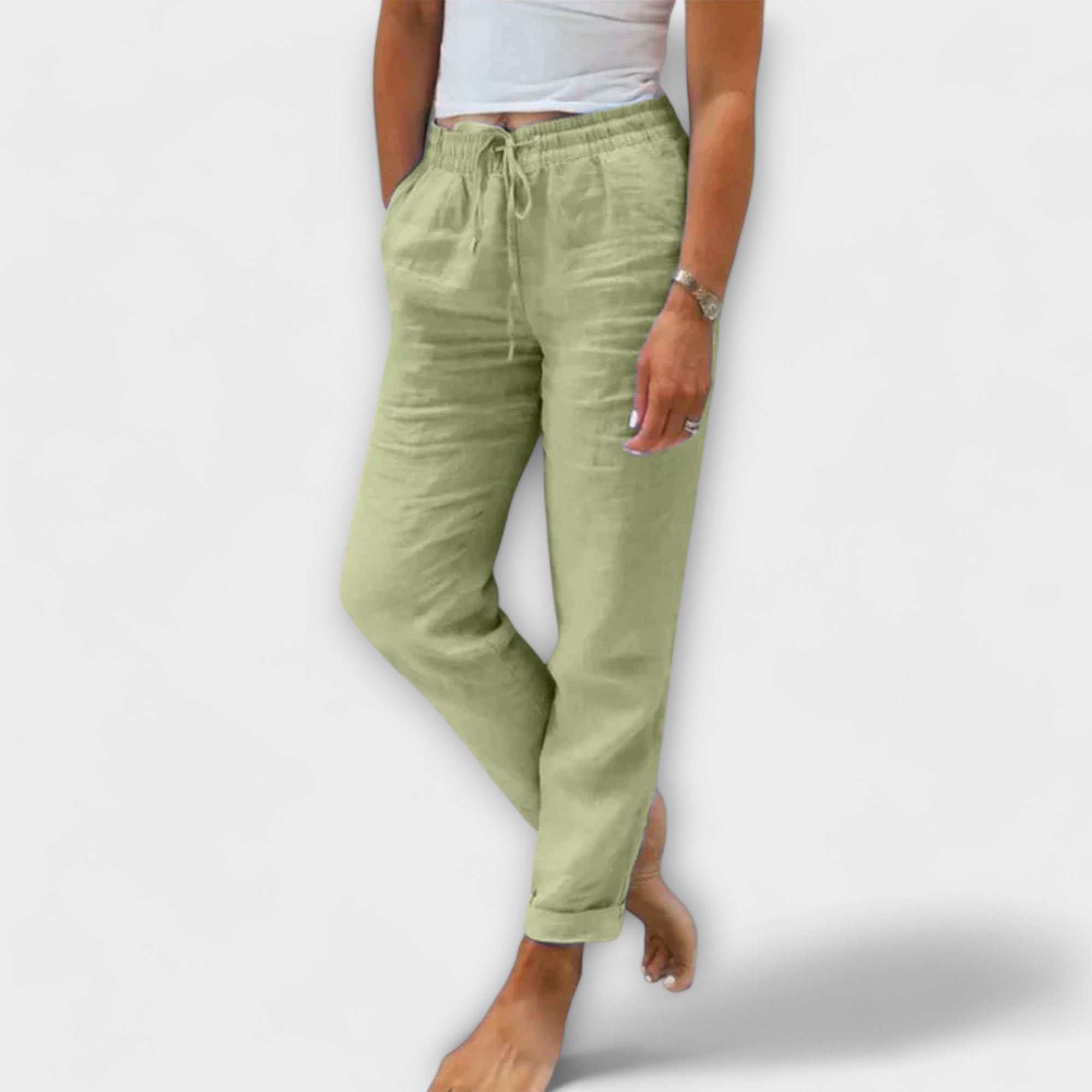 Stacy | Lightweight Linen Pants