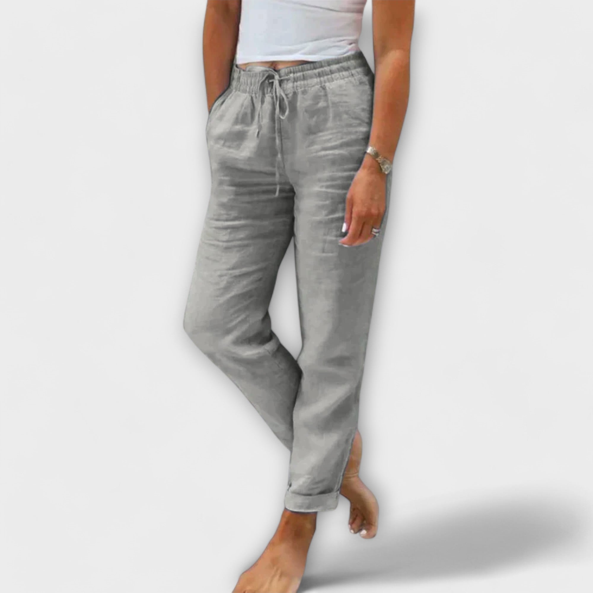 Stacy | Lightweight Linen Pants