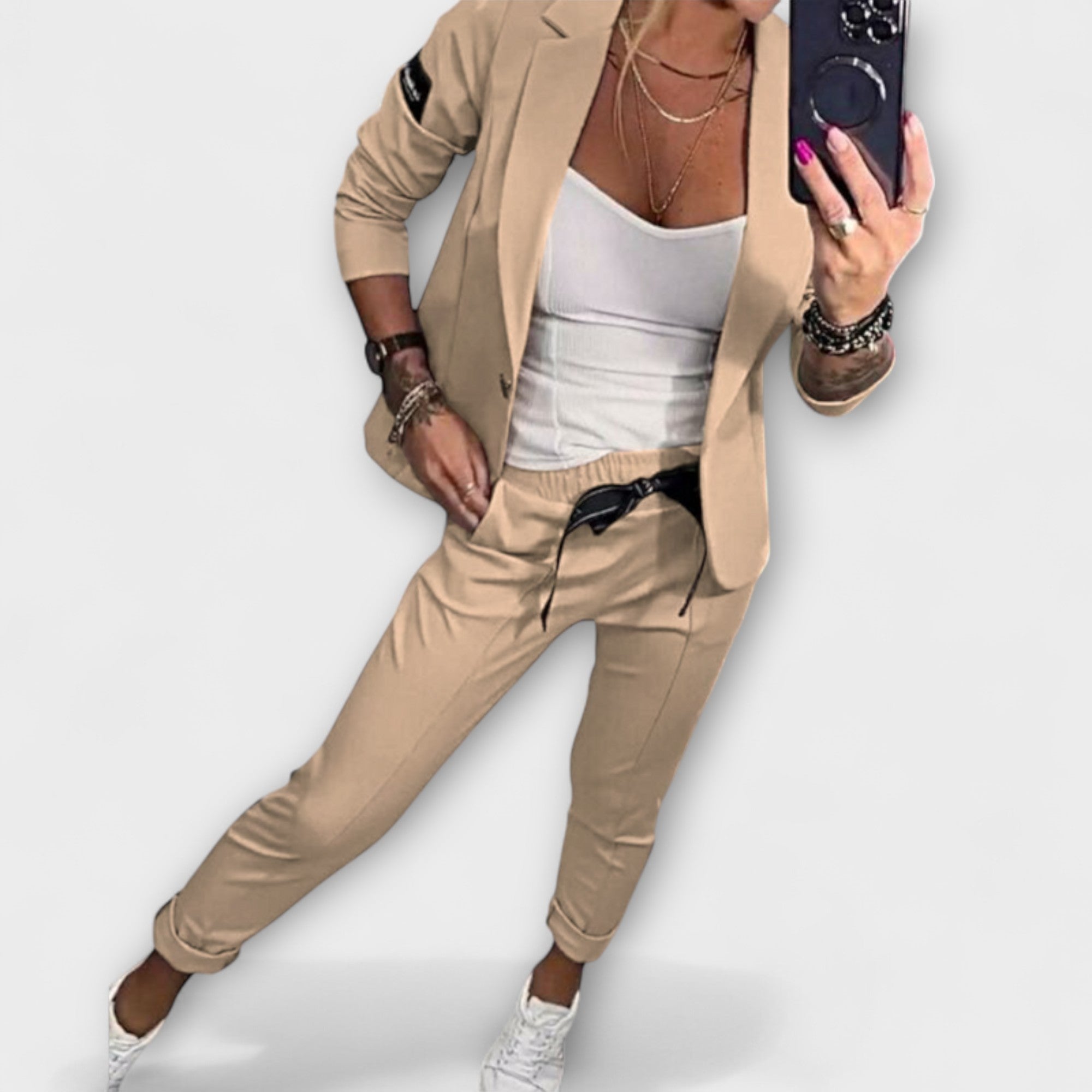 Malou | Coordinated Set of Top, Jacket, and Pants