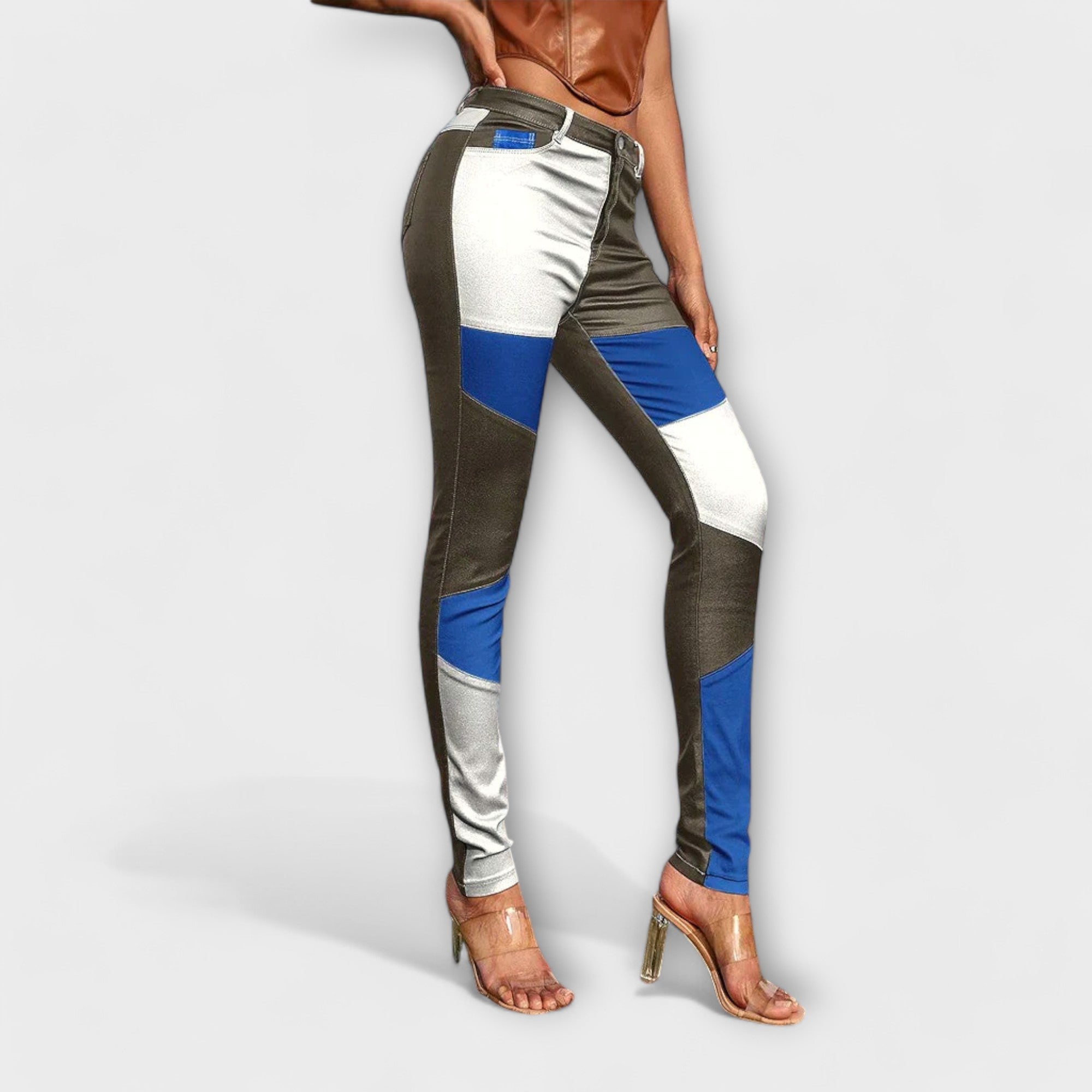 Calliope | Color Block Pattern Trousers