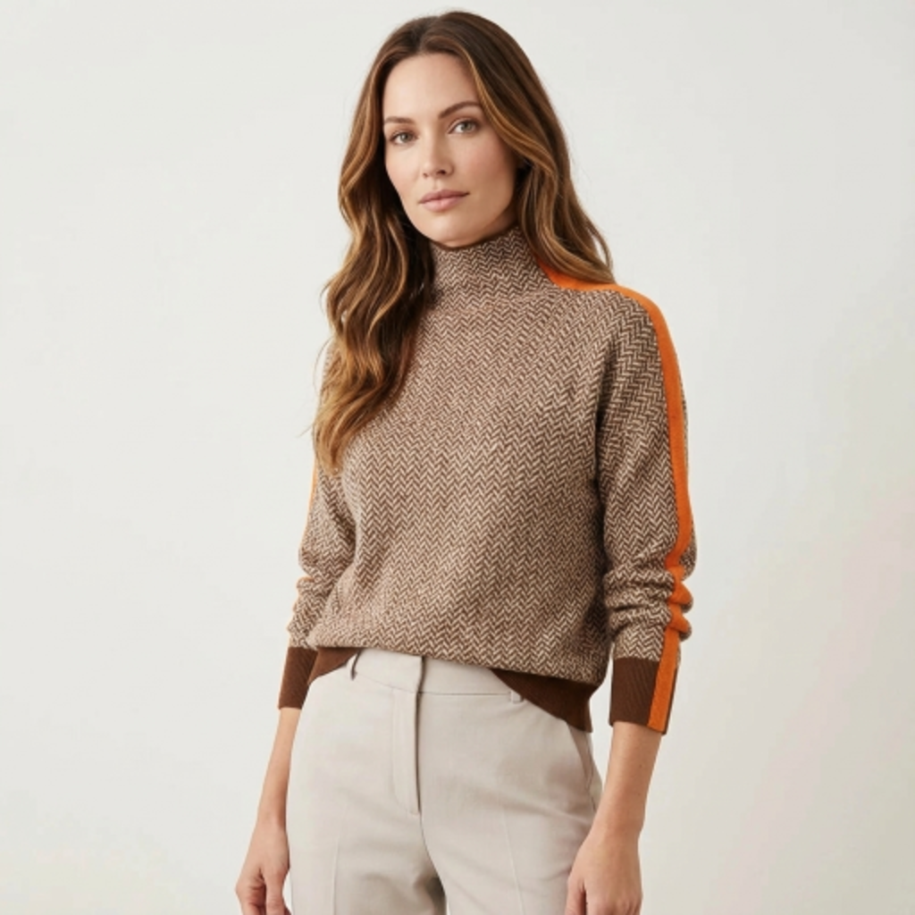 Madison | Pullover with High Collar
