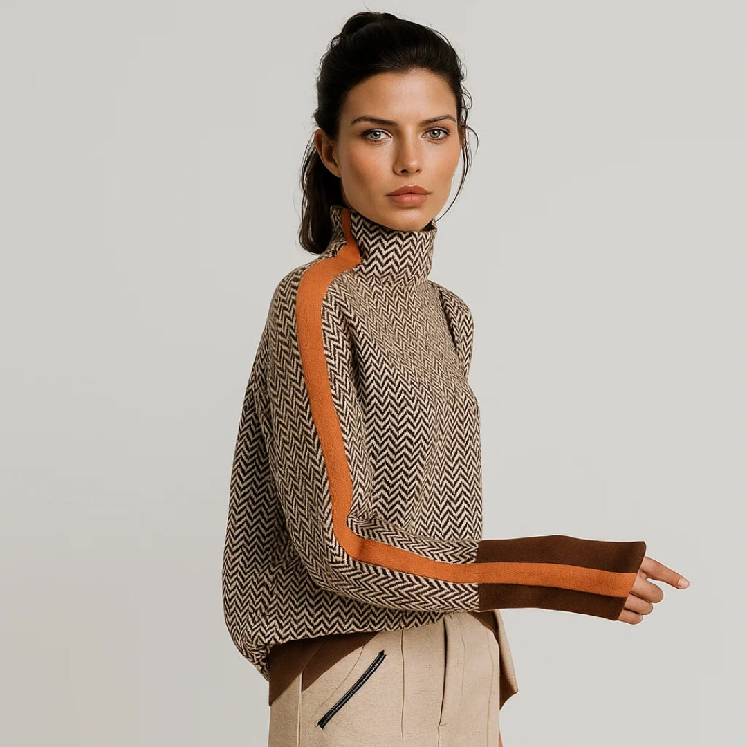 Madison | Pullover with High Collar
