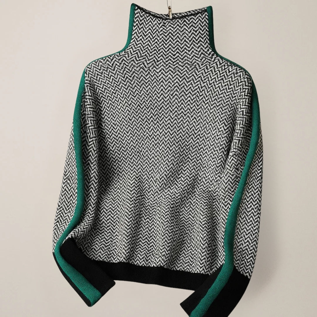 Madison | Pullover with High Collar