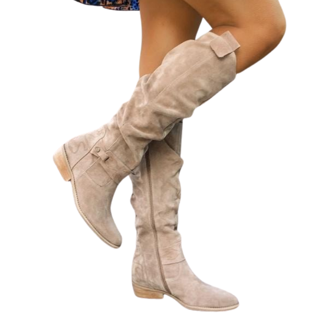 Nancy | Comfortable, Warm Suede Boots