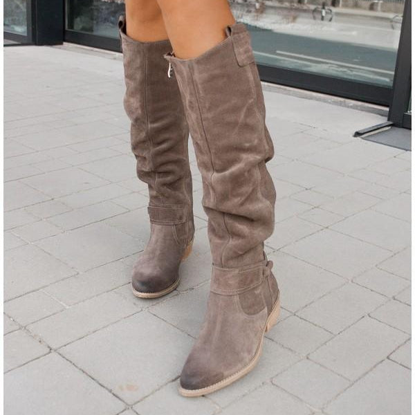 Nancy | Comfortable, Warm Suede Boots