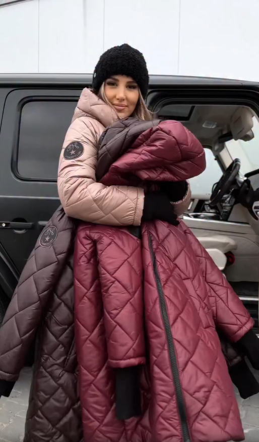 Aria | Stylish Quilted Down Jacket with Hood